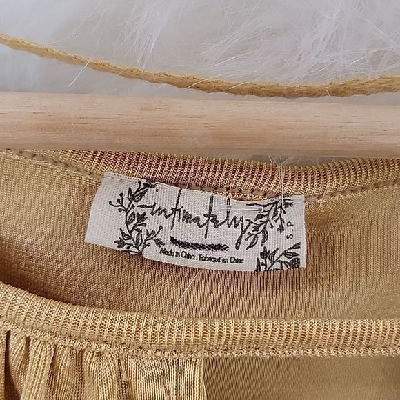 FREE PEOPLE GOLD KAYA THONG BODYSUIT Small - Picture 3 of 5